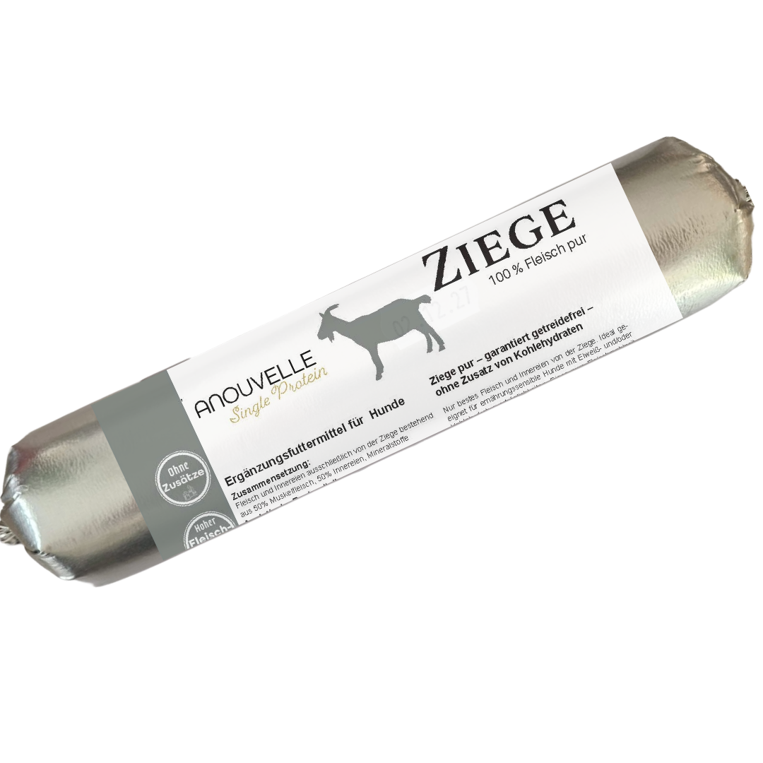 Anouvelle Hunde Wurst Single Protein Ziege Pur 400 g - sensitive