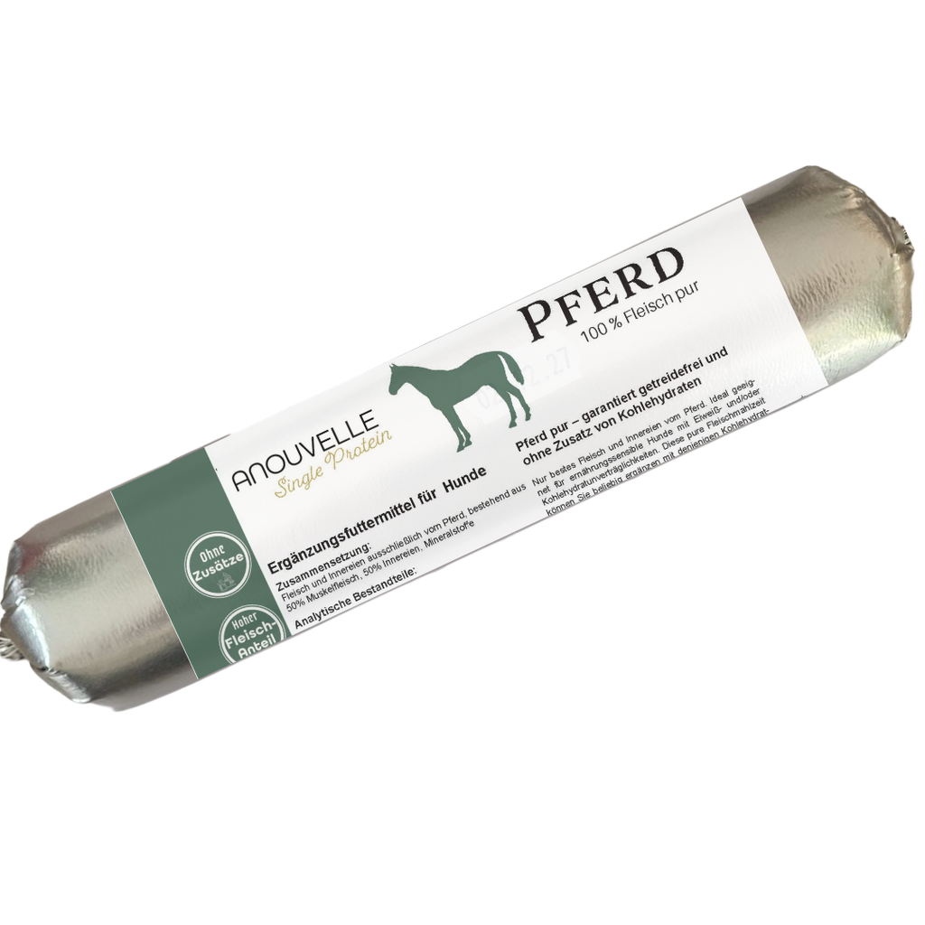 Anouvelle Hunde Wurst Single Protein Pferd Pur 400 g - sensitive